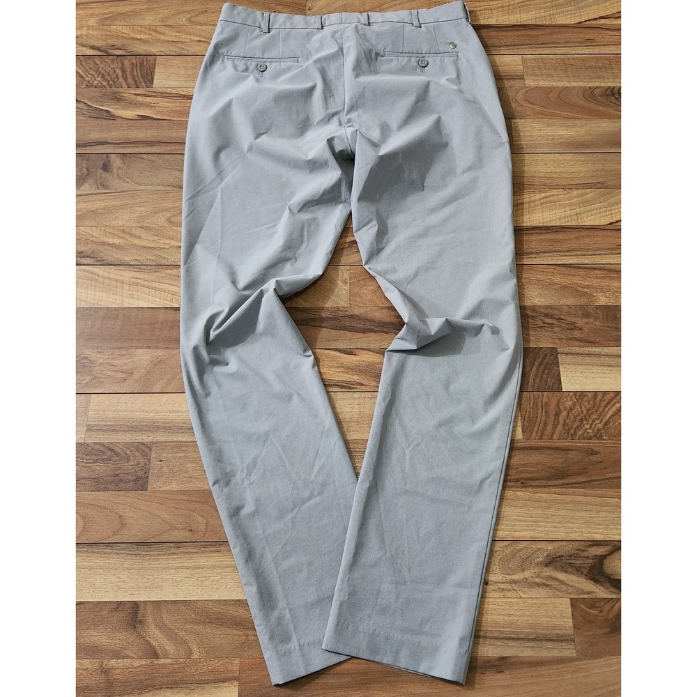 Peter Millar Crown Crafted Surge Performance Trouser Pants Gale Grey 36×34 Euc - Picture 13 of 16
